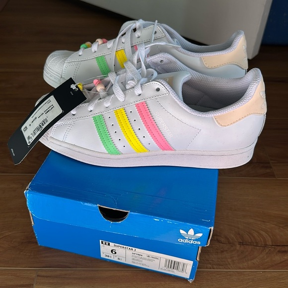Adidas Superstars Youth Size NEW IN BOX